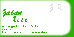 zalan reit business card